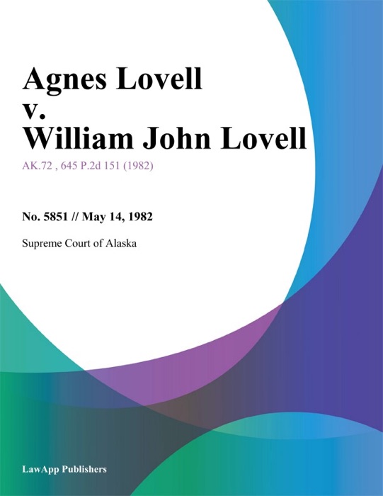 Agnes Lovell v. William John Lovell
