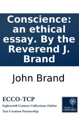 conscience an ethical essay by the reverend j brand by john conscience an ethical essay by the reverend j brand