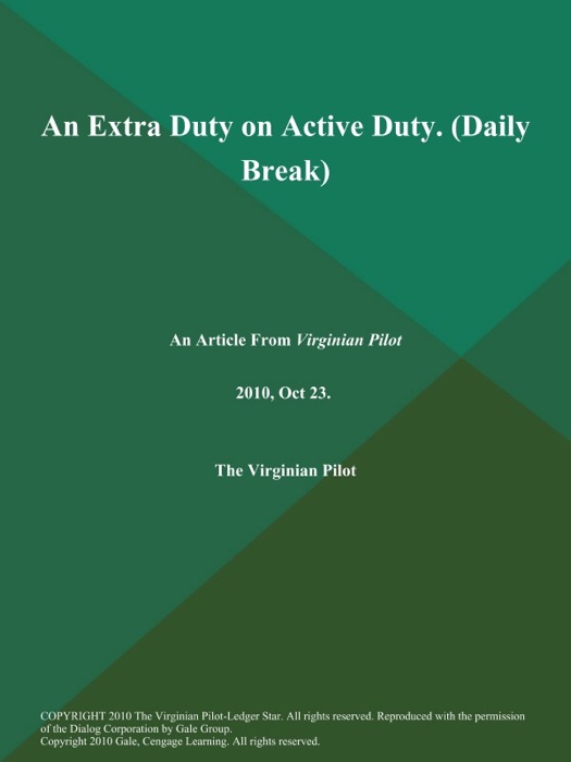 An Extra Duty on Active Duty (Daily Break)