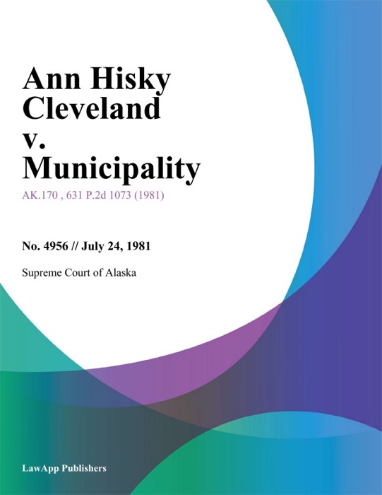 Ann Hisky Cleveland v. Municipality