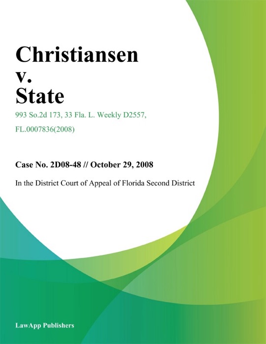 Christiansen v. State