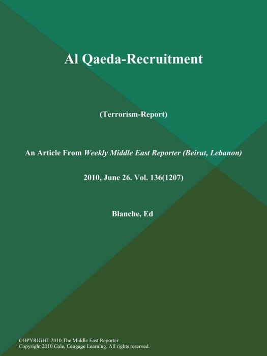 Al Qaeda-Recruitment (Terrorism-Report)