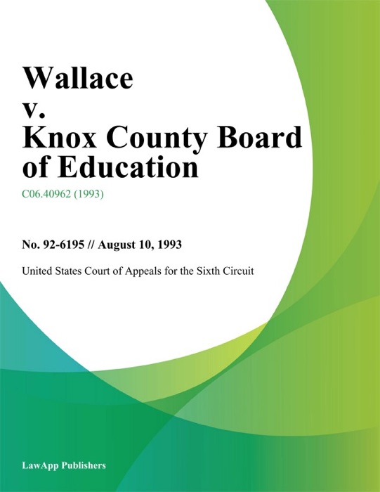 Wallace v. Knox County Board of Education