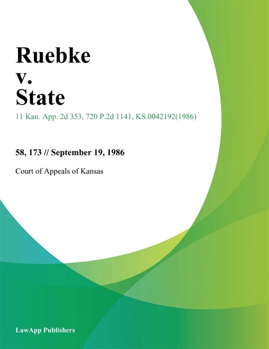 Ruebke v. State