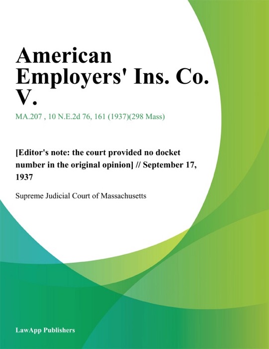 American Employers' Ins. Co. V.