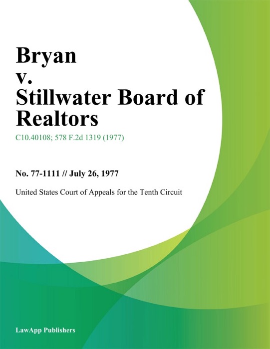 Bryan v. Stillwater Board of Realtors