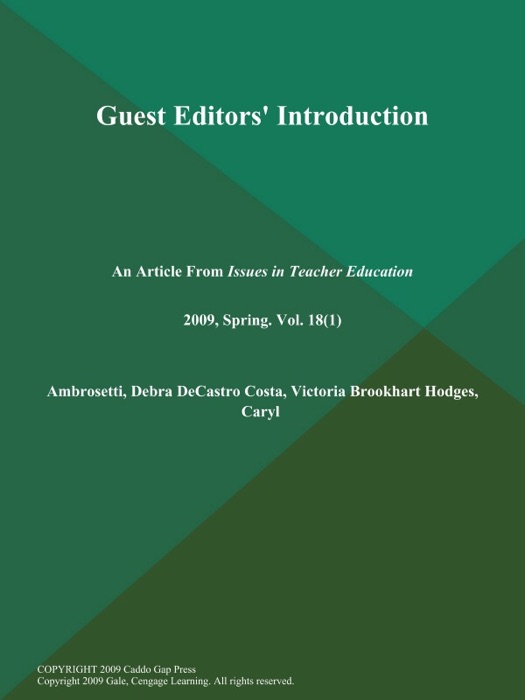 Guest Editors' Introduction