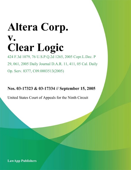 Altera Corp. v. Clear Logic