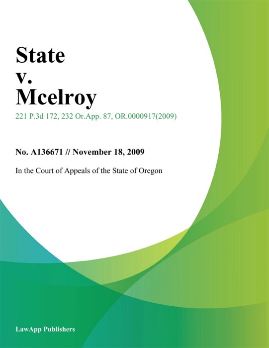 State v. Mcelroy