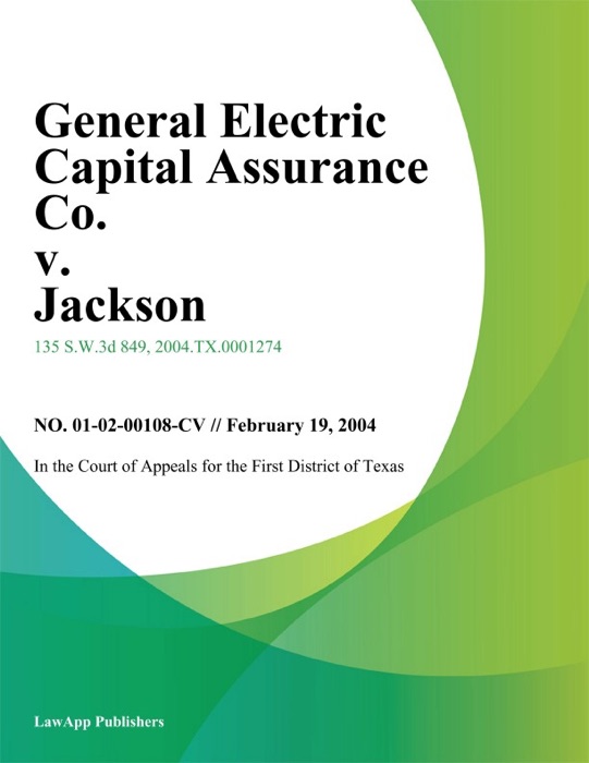 General Electric Capital Assurance Co. v. Jackson