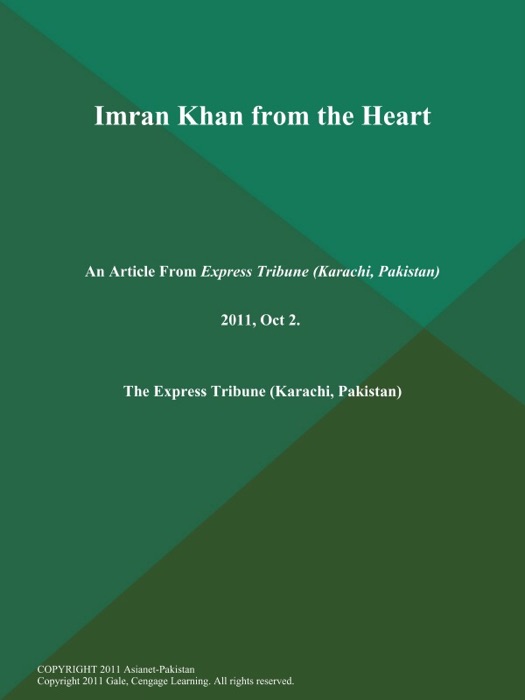 Imran Khan from the Heart