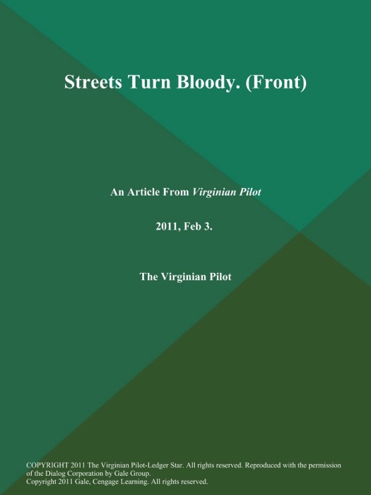 Streets Turn Bloody (Front)