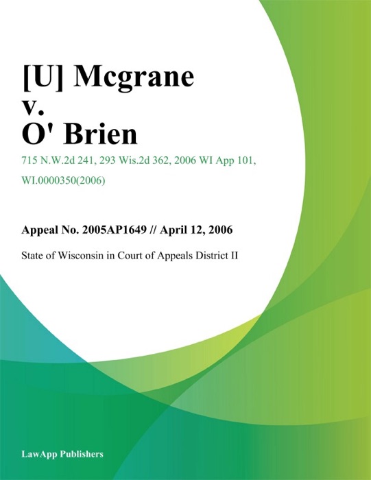 Mcgrane v. O Brien