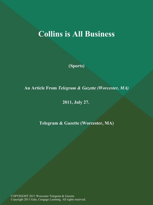 Collins is All Business (Sports)