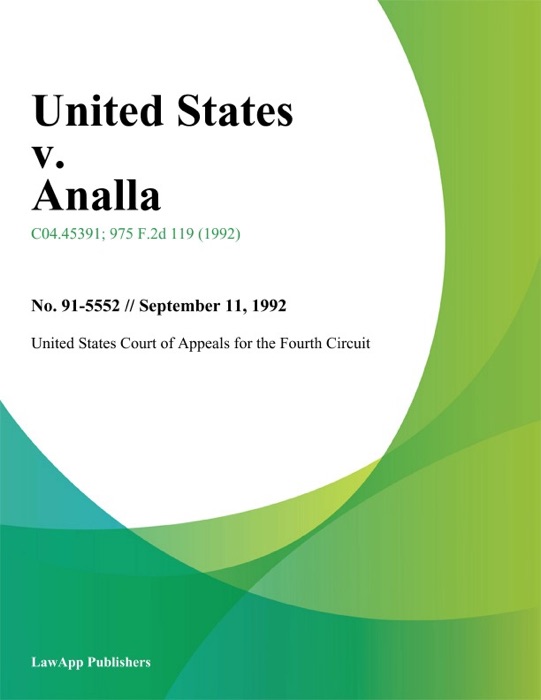 United States v. Analla