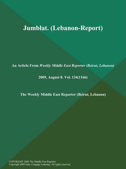 Jumblat (Lebanon-Report)