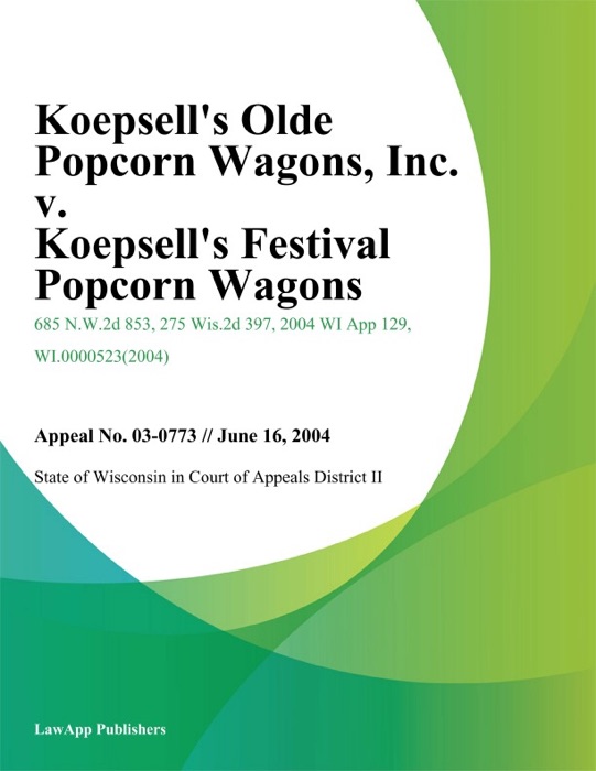 Koepsell's Olde Popcorn Wagons