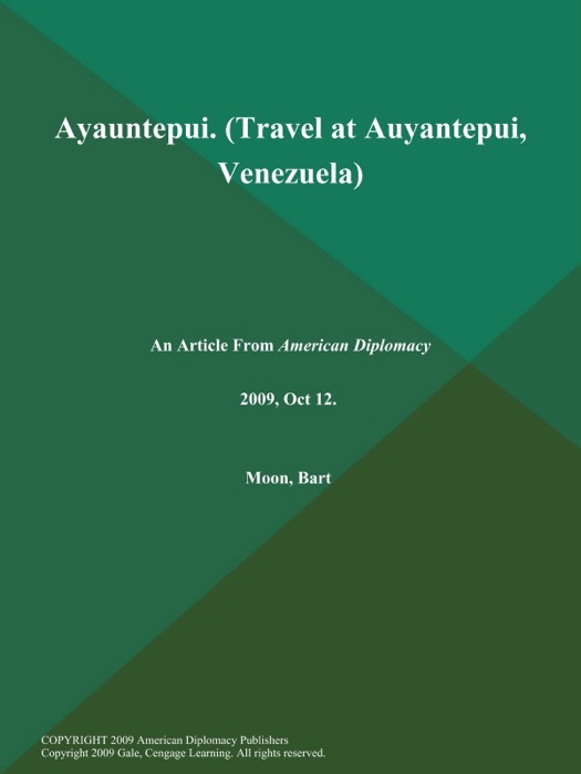 Ayauntepui (Travel at Auyantepui, Venezuela)