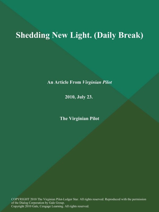 Shedding New Light. (Daily Break)