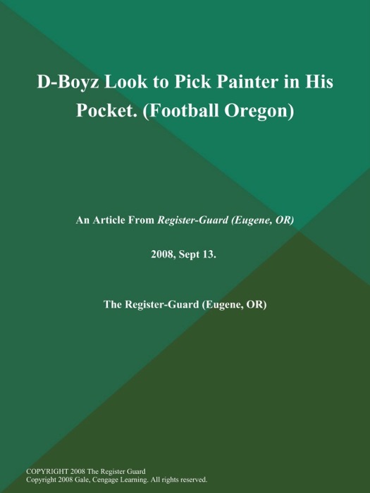 D-Boyz Look to Pick Painter in His Pocket (Football Oregon)