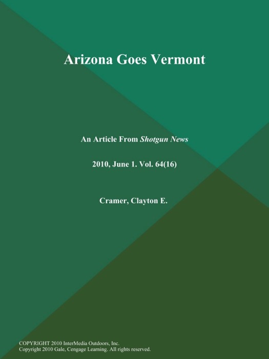 Arizona Goes Vermont