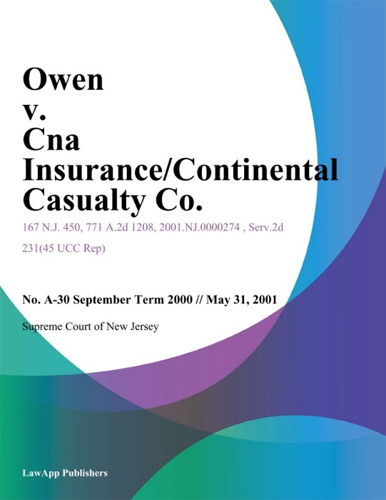 Owen v. Cna Insurance/Continental Casualty Co.