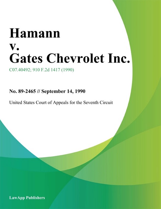 Hamann v. Gates Chevrolet Inc.