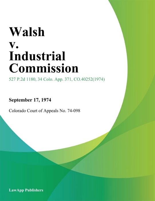 Walsh v. Industrial Commission