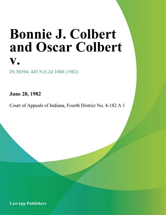 Bonnie J. Colbert and Oscar Colbert v.