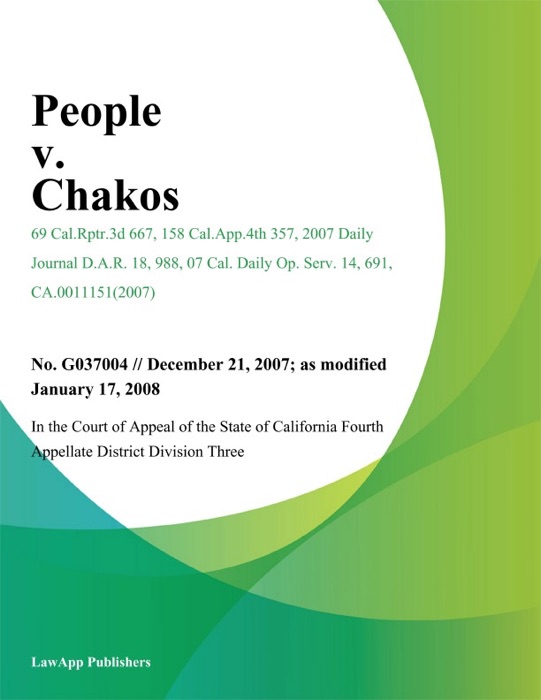 People v. Chakos