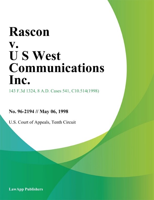 Rascon v. U S West Communications Inc.