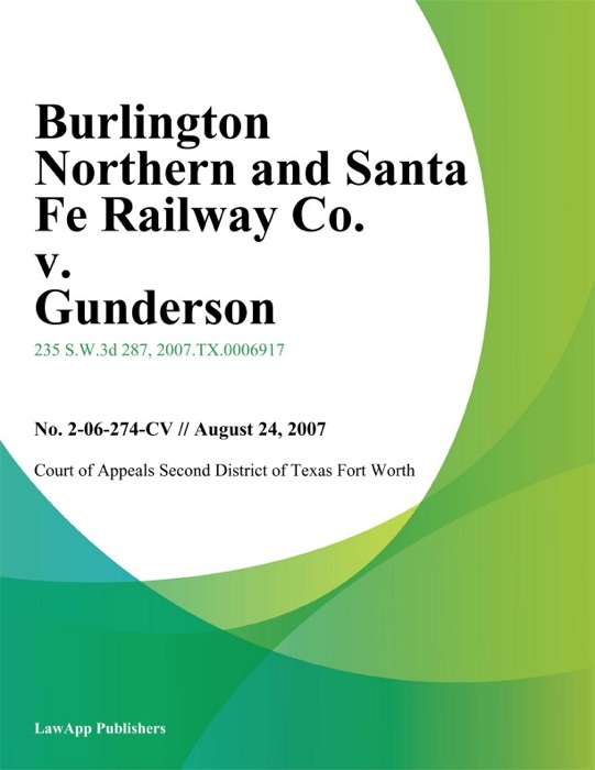 Burlington Northern and Santa Fe Railway Co. v. Gunderson