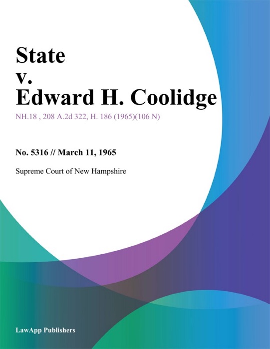 State v. Edward H. Coolidge