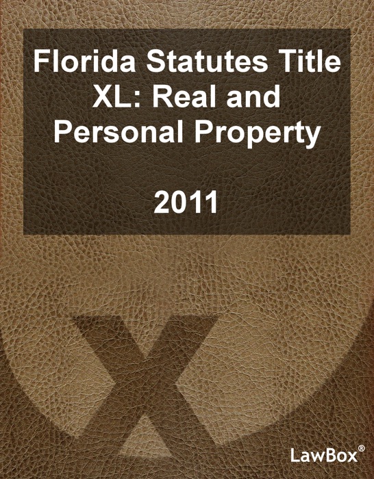 Florida Statutes Title XL 2011