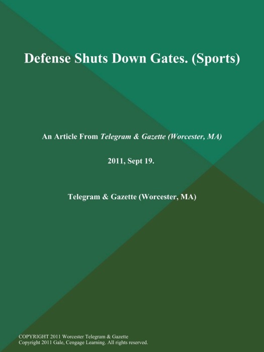 Defense Shuts Down Gates (Sports)