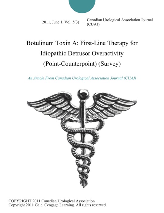 Botulinum Toxin A: First-Line Therapy for Idiopathic Detrusor Overactivity (Point-Counterpoint) (Survey)