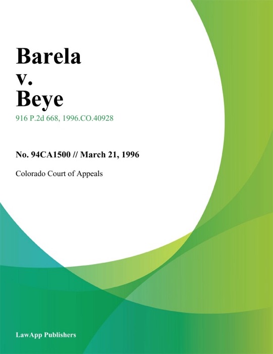 Barela V. Beye