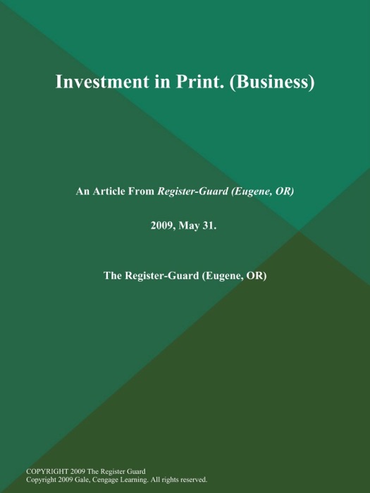 Investment in Print (Business)