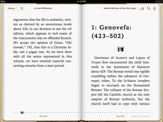 Sainted Women of the Dark Ages