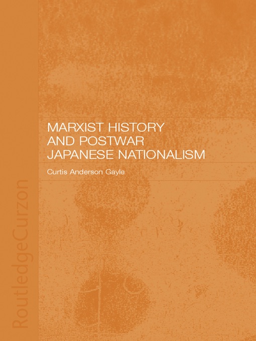 Marxist History and Postwar Japanese Nationalism