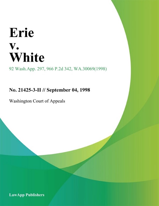 Erie V. White