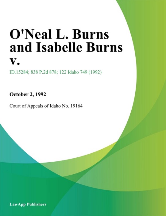O'Neal L. Burns and Isabelle Burns v.
