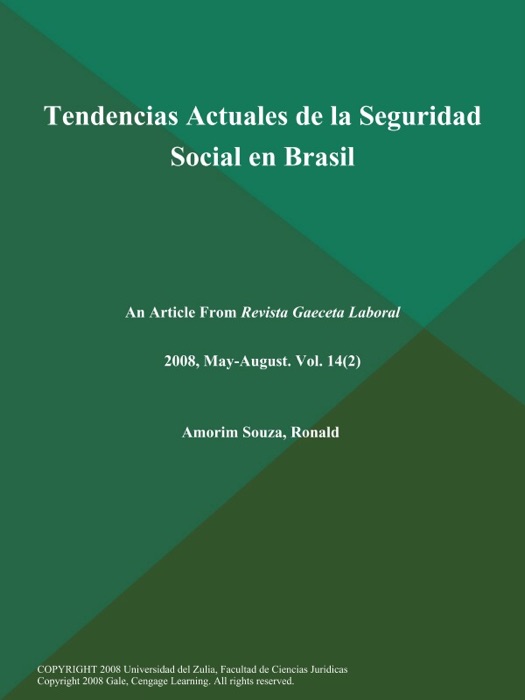Tendencias Actuales de la Seguridad Social en Brasil