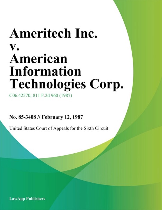 Ameritech Inc. V. American Information Technologies Corp.