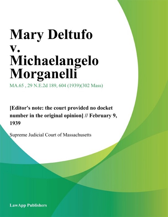 Mary Deltufo v. Michaelangelo Morganelli