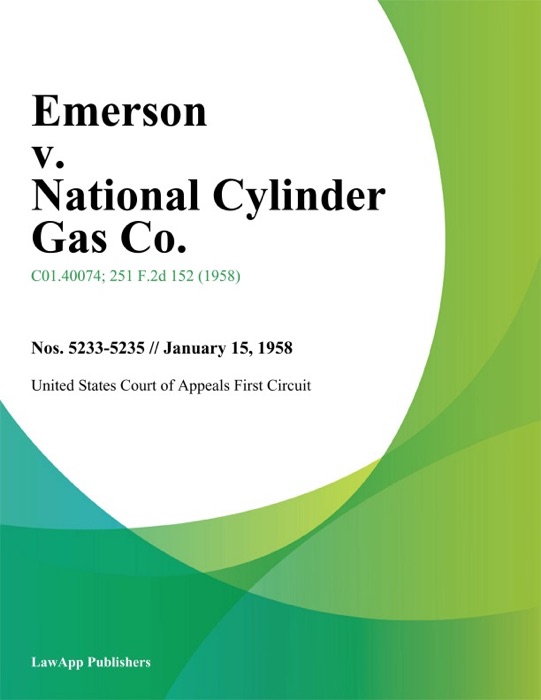 Emerson v. National Cylinder Gas Co.