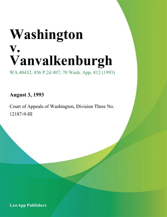 Washington v. Vanvalkenburgh