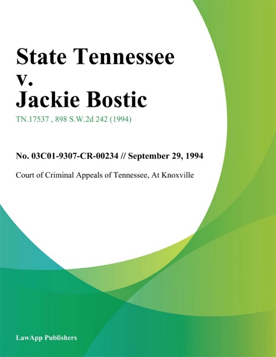 State Tennessee v. Jackie Bostic