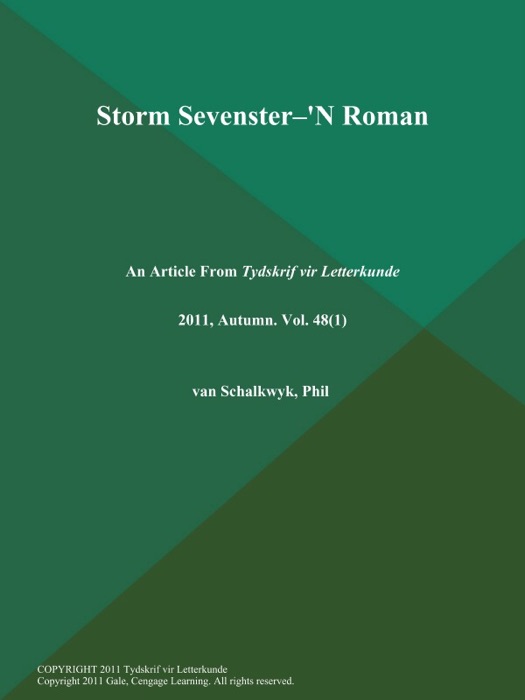 Storm Sevenster--'N Roman