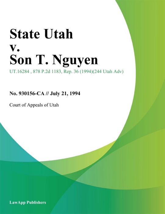 State Utah v. Son T. Nguyen